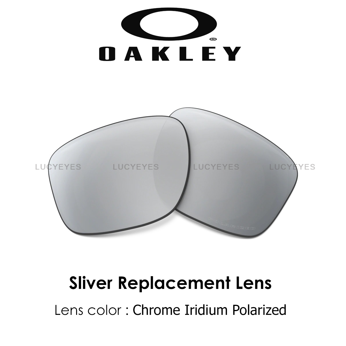 อะไหล่เลนส์ Oakley Sliver OO9269- สี Chrome Iridium Polarized
