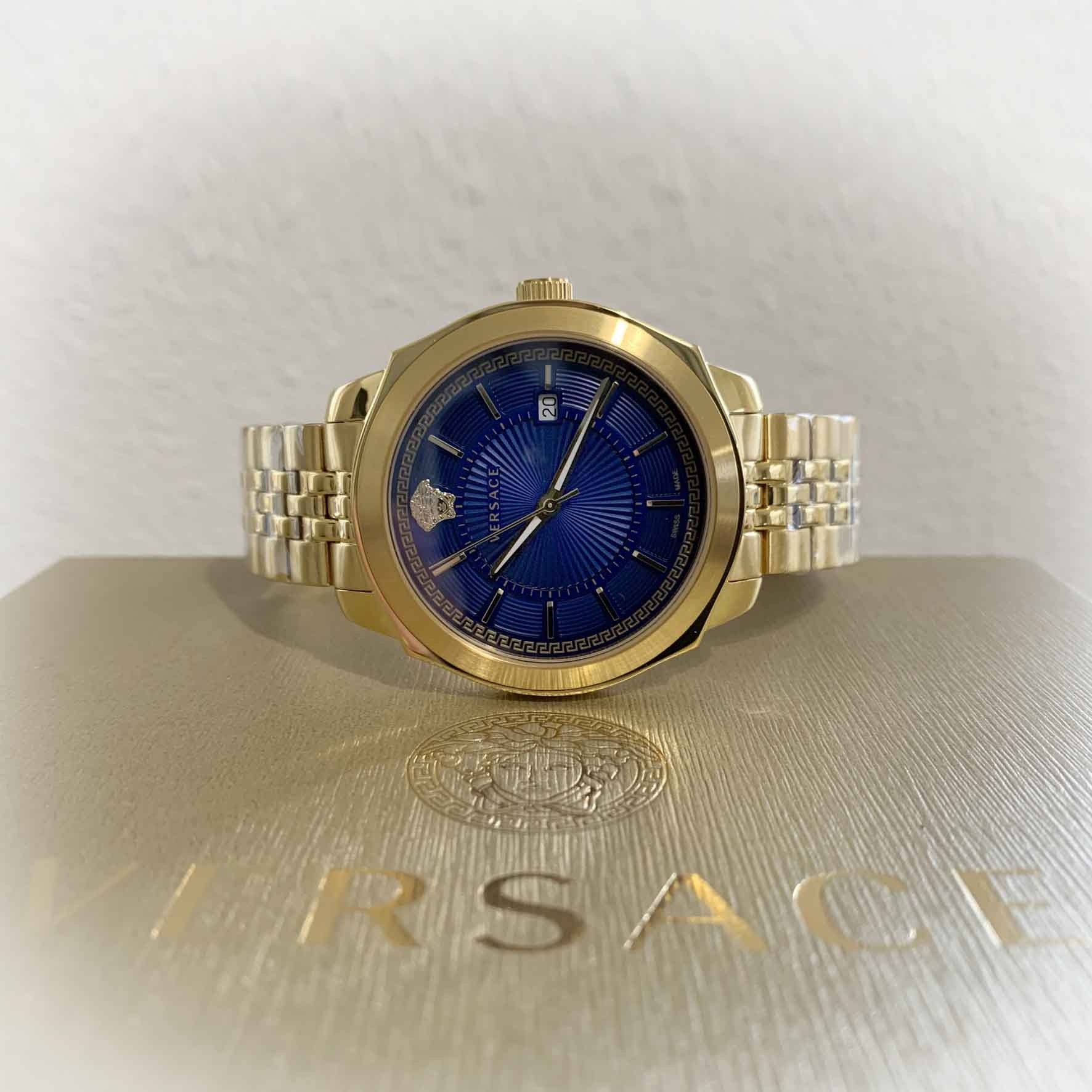 Versace VEV900619 นาฬิกาผู้ชาย Icon Classic Quartz Swiss Made Men's Watch