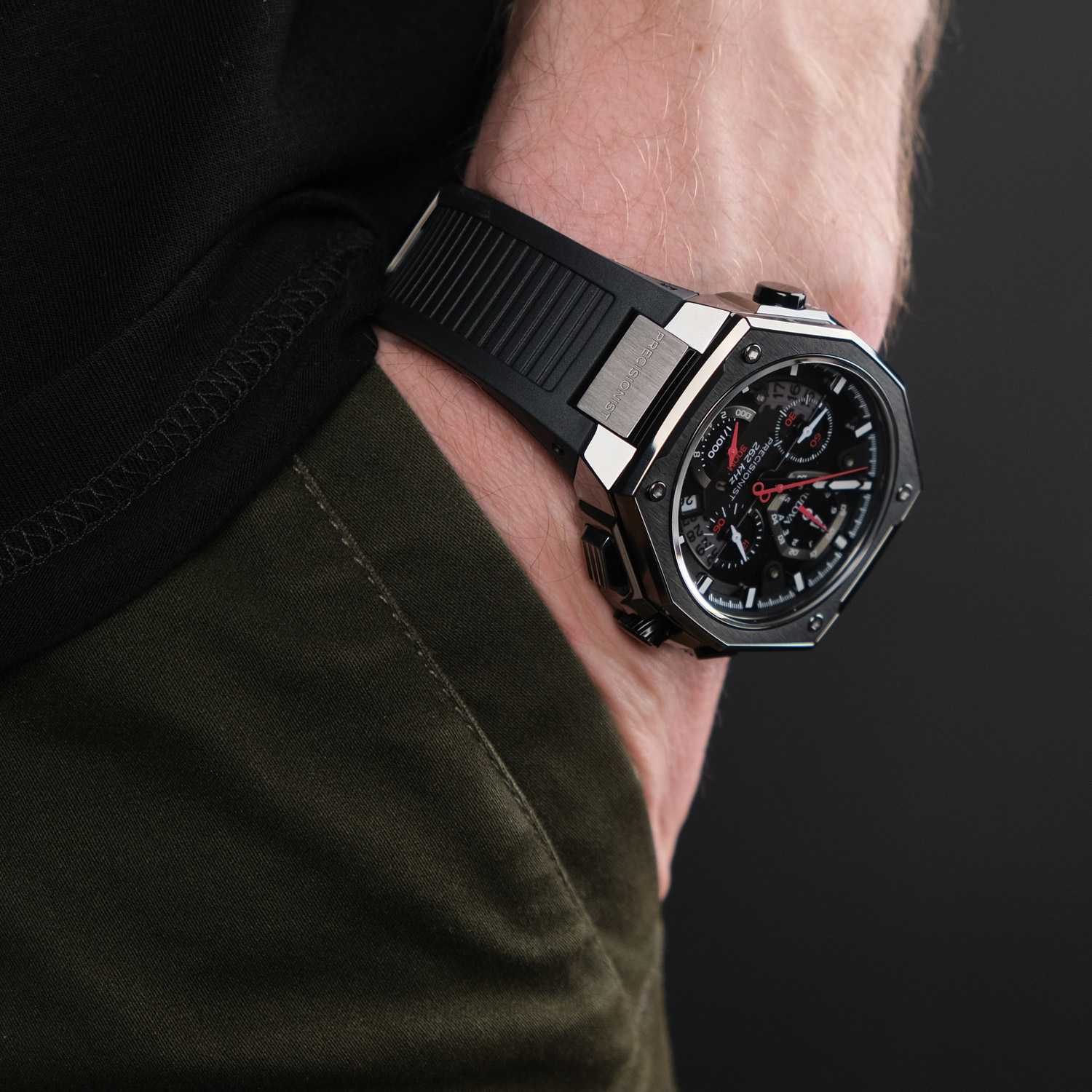 Bulova 98B358 นาฬิาผู้ชาย Precisionist Men's Watch