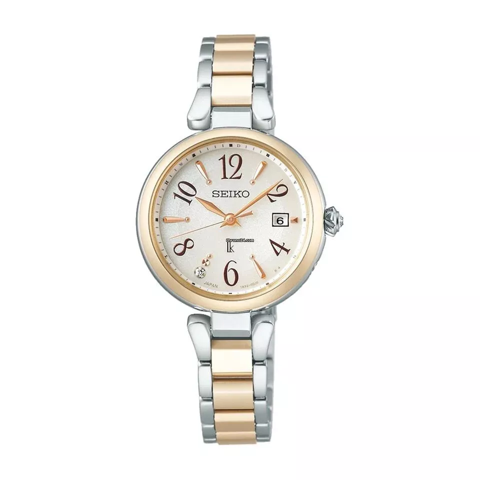 Seiko SSQW086 นาฬิกาผู้หญิง Lukia Titanium Solar Radio Women's Watch