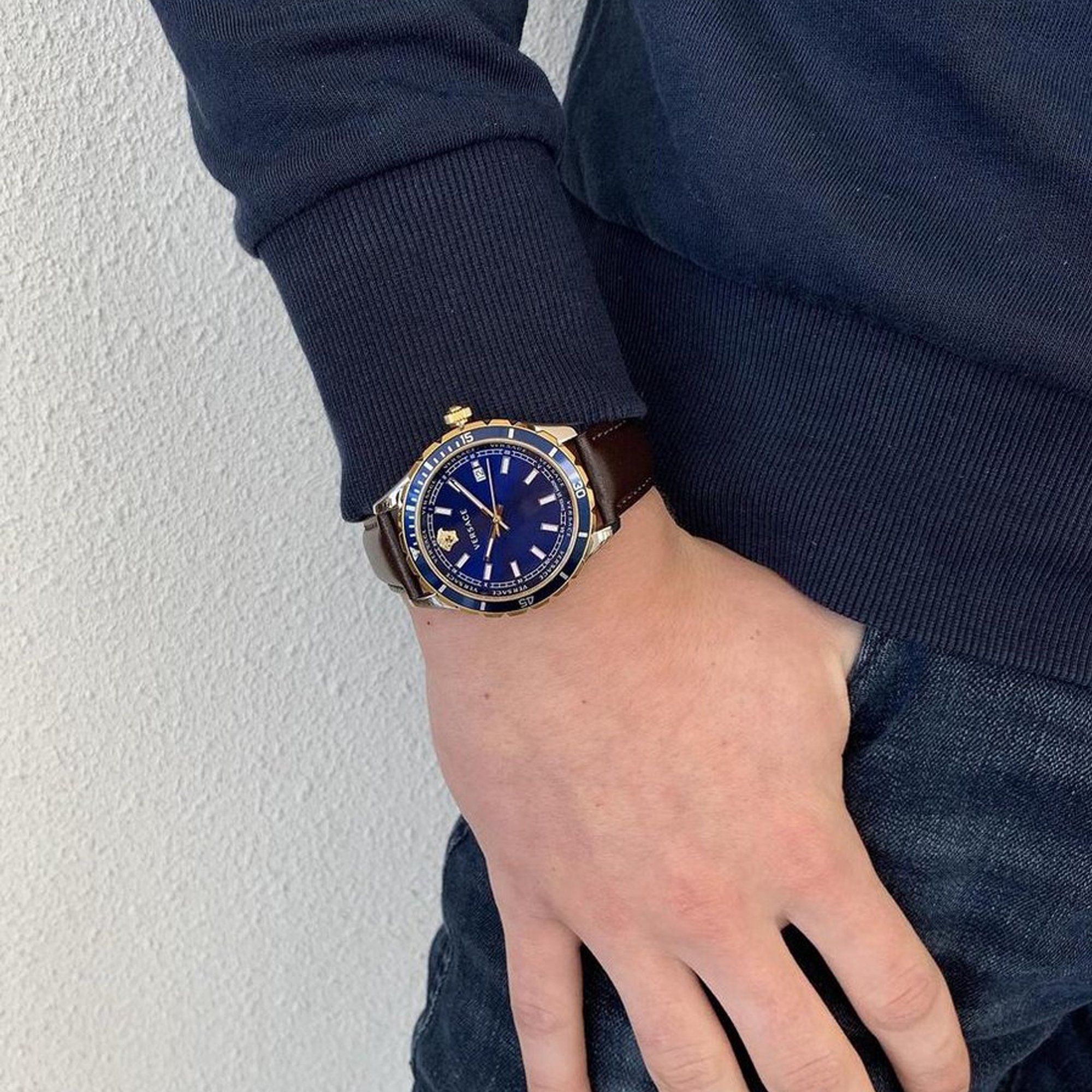 Versace VE3A00420 นาฬิกาผู้ชาย Quartz Men's Watch