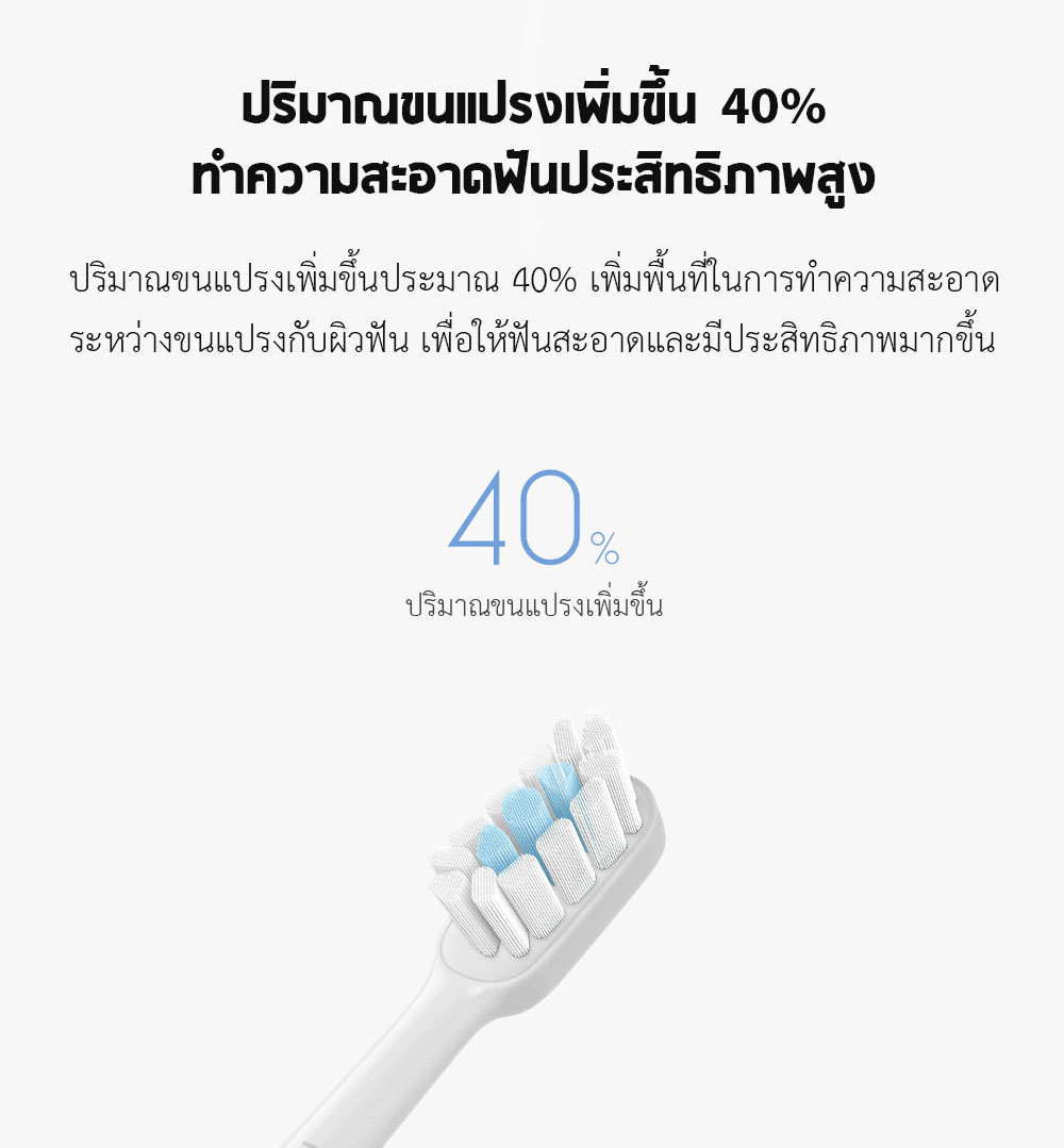 Xiaomi Sonic Electric Toothbrush T300 - แปรงสีฟันไฟฟ้าเสี่ยวหมี่ T300