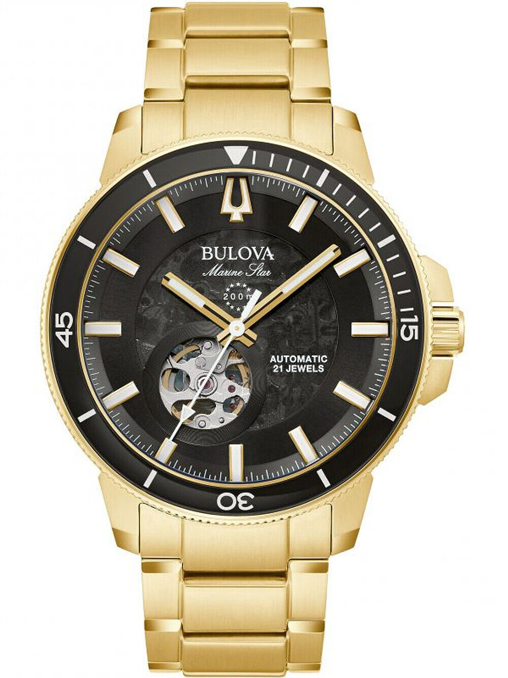 Bulova 97A174 นาฬิาผู้ชาย Marine Star Automatic Men's Watch
