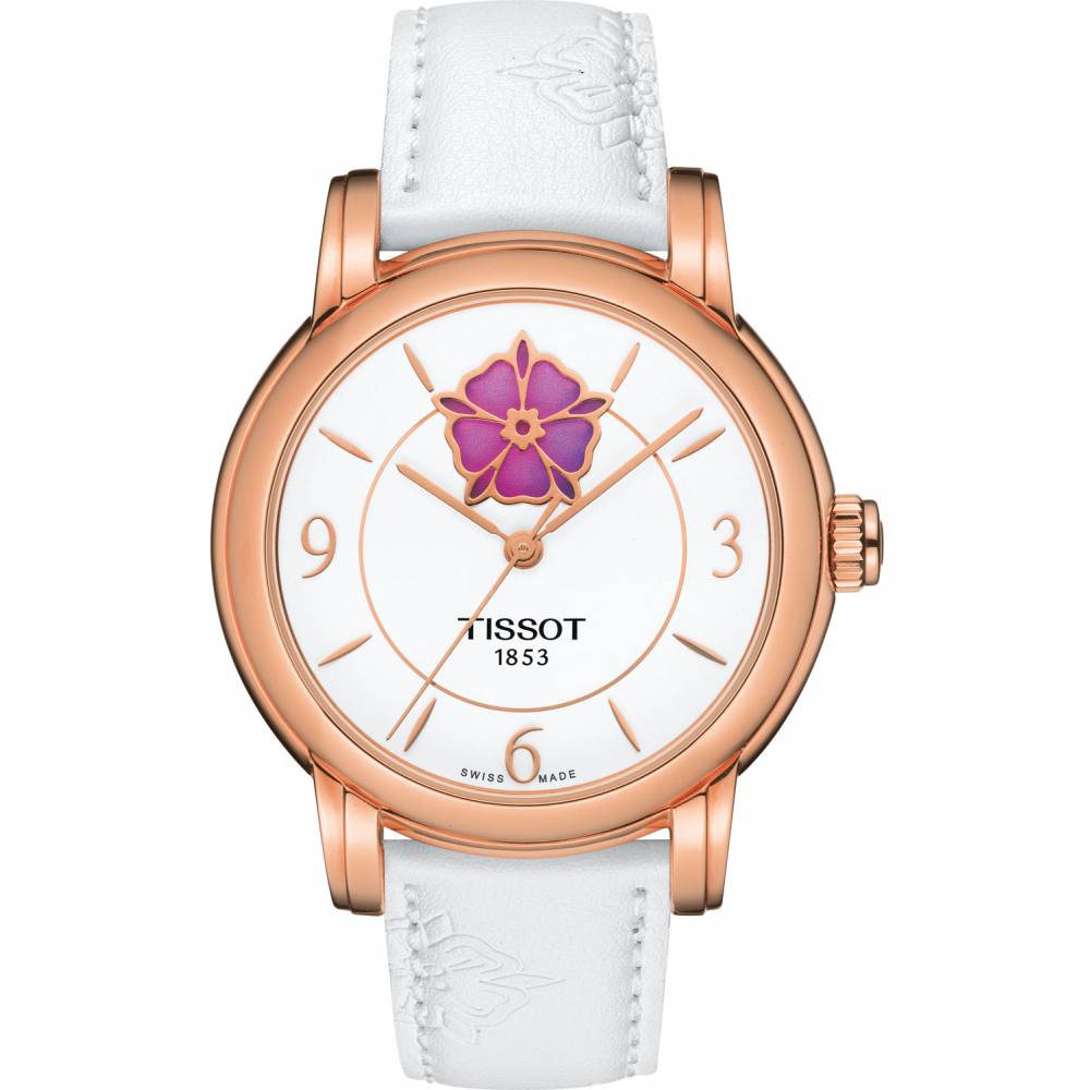 Tissot T050.207.37.017.05 นาฬิกาผู้หญิง Lady Heart Flower Powermatic 80 Women's Watch
