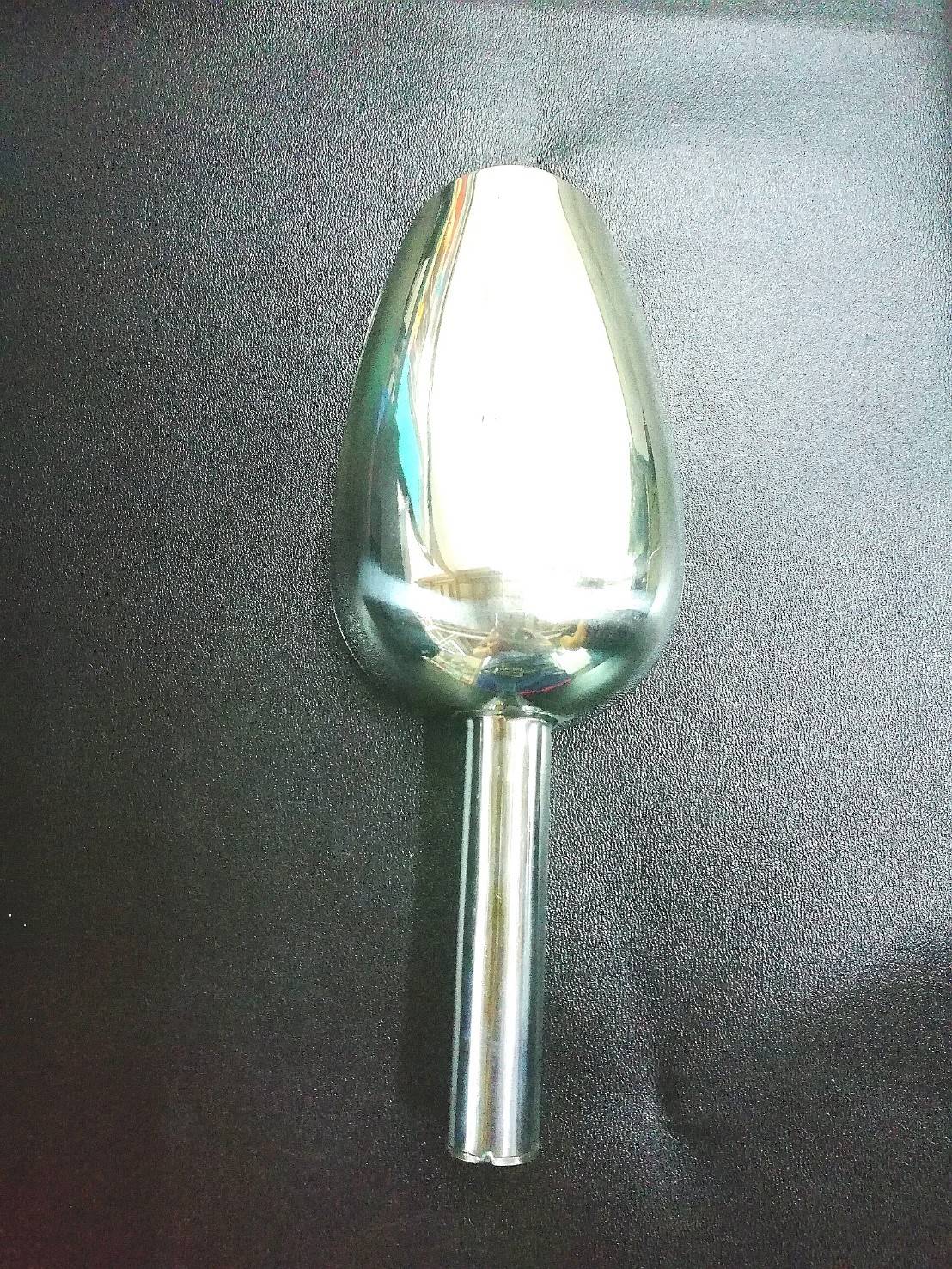 ช้อนตักน้ำแข็งสเตนเลสเล็ก Stainless steel ice cube scoop