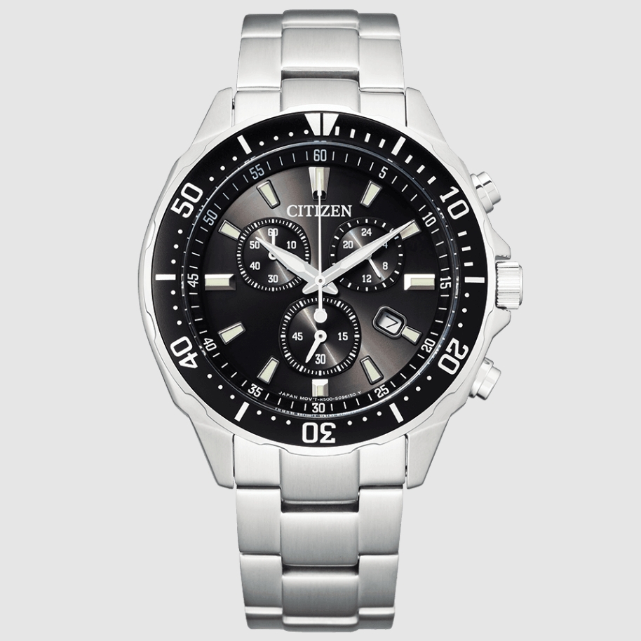 Citizen VO10-6771F นาฬิกาผู้ชาย Chonograph Eco-Drive Men's Watch