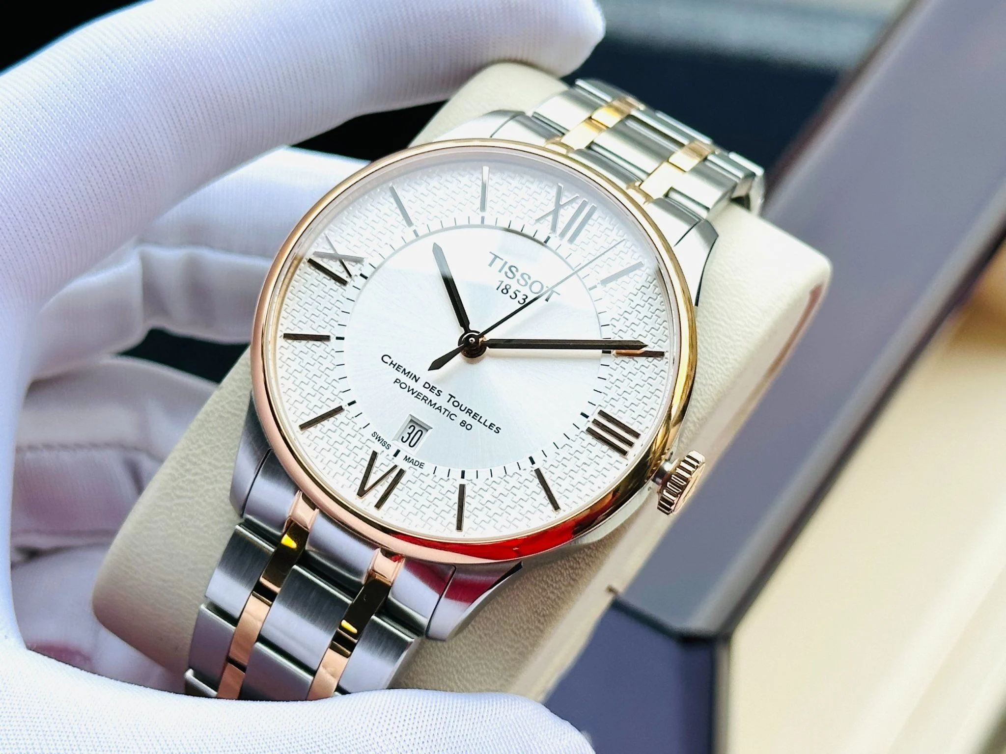 Tissot T099.407.22.038.01 นาฬิกาผู้ชาย Chemin des Tourelles Automatic Men's Watch