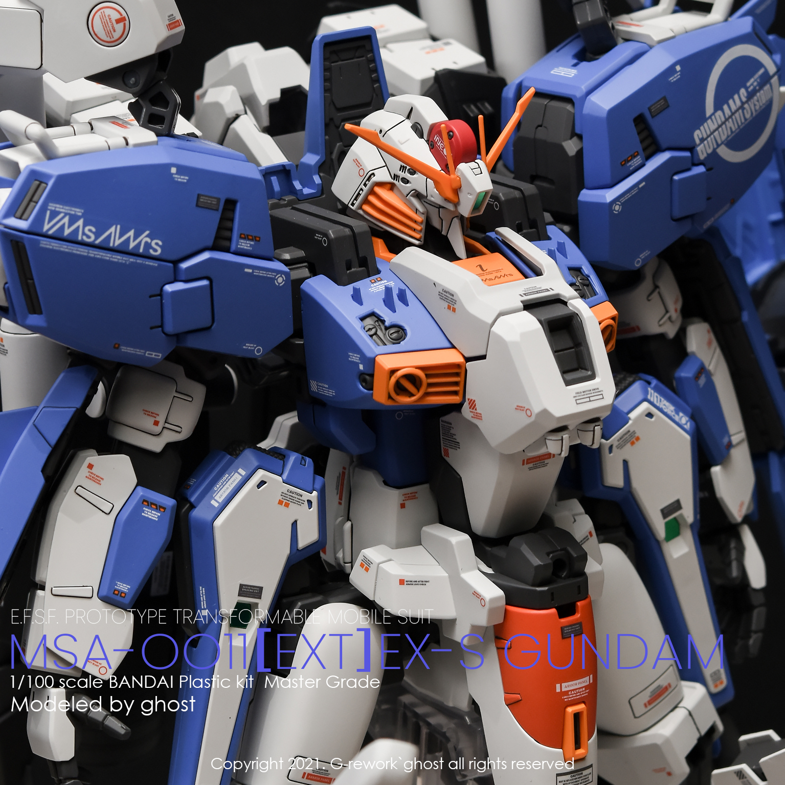 G-REWORK CUSTOM DECAL MG 1/100 MSA-0011[EXT] EX-S GUNDAM