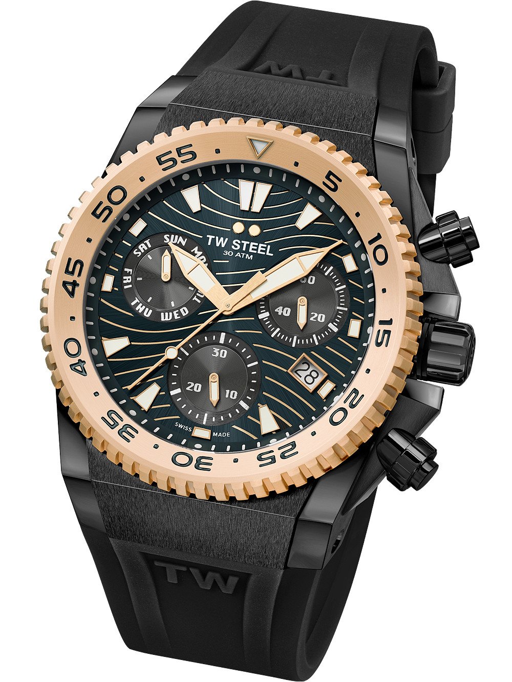 TW Steel ACE413 นาฬิกาผู้ชาย Ace Diver Chronograph Quartz Limited Edition 1000 Pcs. Men's Watch