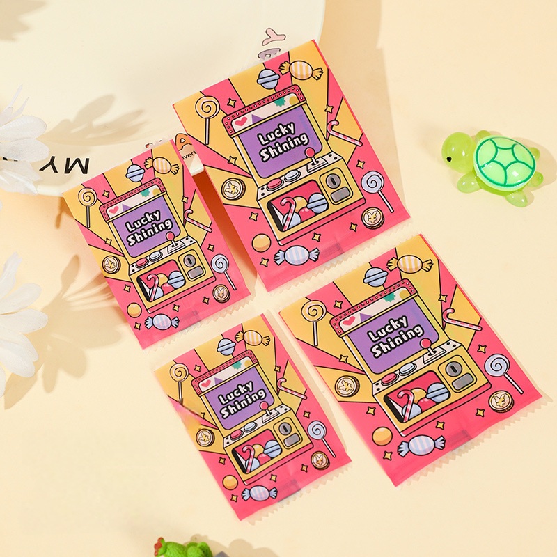 ถุงซีล ใส่ขนม คุกกี้ ลูกอม ขนาด 4x6 ซม.และขนาดใกล้เคียง จำนวน 95-100 และ 190-200 ใบต่อแพ็ค ชุดที่ 2