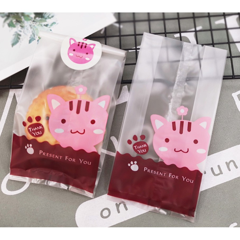 ถุงซีลขยายข้าง บิสกิต เบเกอรี่ ขนมปัง คุ๊กกี้ จำนวน 45-50 ชิ้นต่อแพ็ค (หลายขนาด)