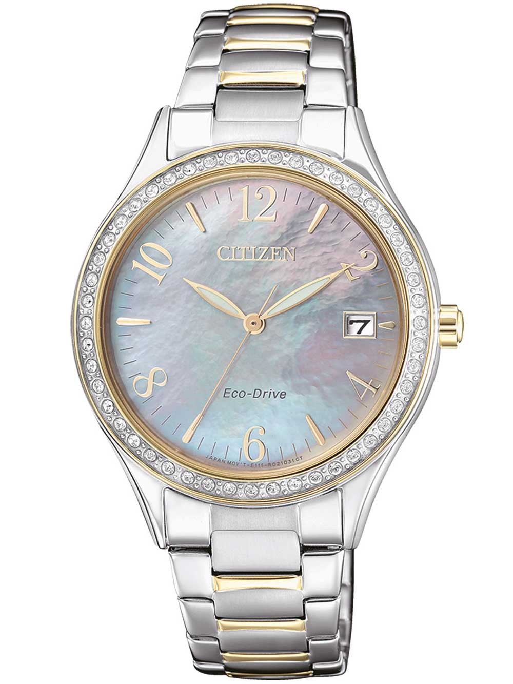 Citizen EO1184-81D นาฬิกาผู้หญิง Eco-Drive Swarovski Crystal Women's Watch