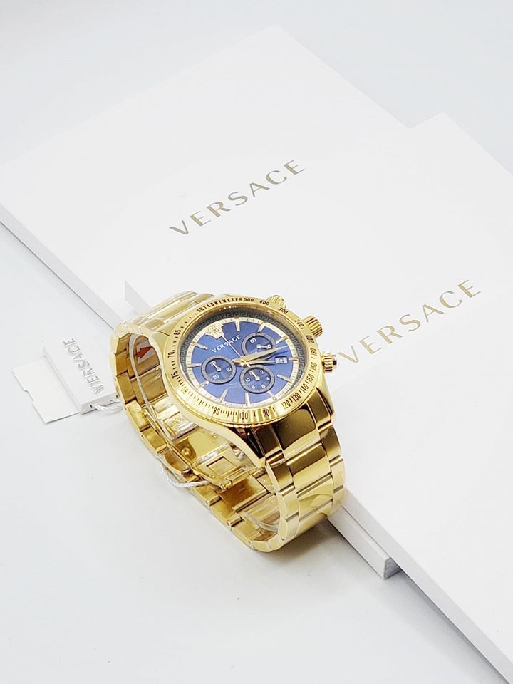 Versace VEV700619 นาฬิกาผู้ชาย Chrono Classic Quartz Swiss Made Men's Watch