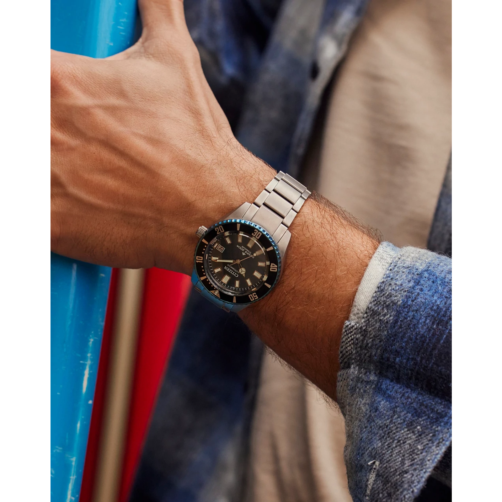 Citizen NB6026-56L นาฬิกาผู้ชาย Automatic Promaster Fujitsubo Limited Edition Men's Watch