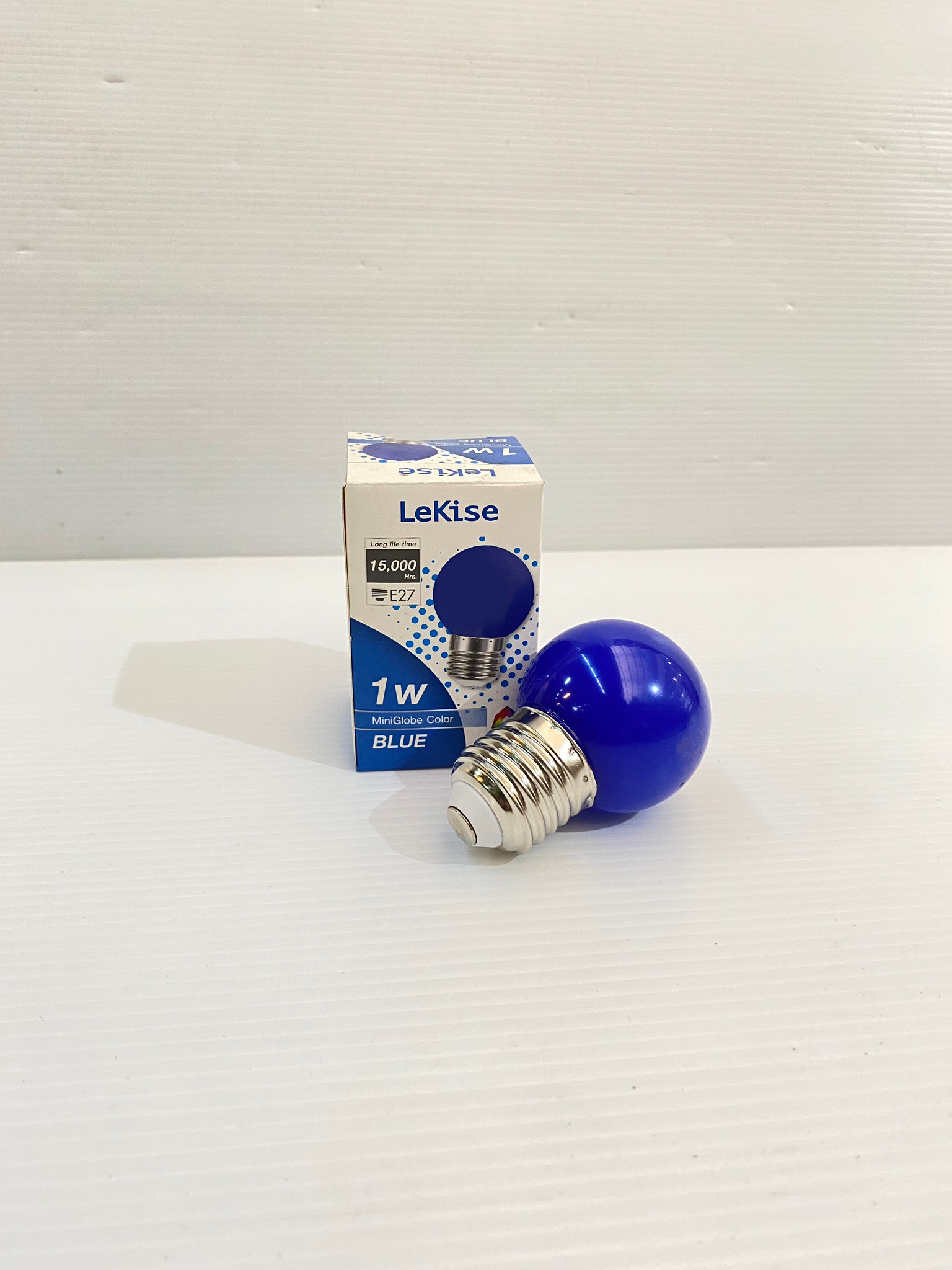 LEKISE หลอดปิงปองสี LED 1W E27 สีเขียว สีแดง สีน้ำเงิน สีเหลือง 220 -240V ( Miniglobe color ) หลอดไฟ แอลอีดี สี
