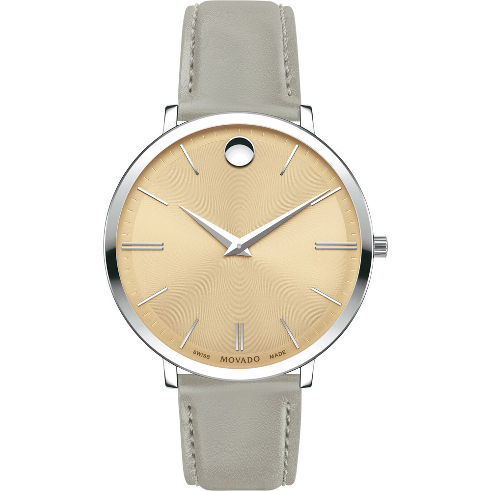 Movado 0607372 นาฬิกาผู้หญิง Ultra Slim Thin Design Quartz Women's Watch