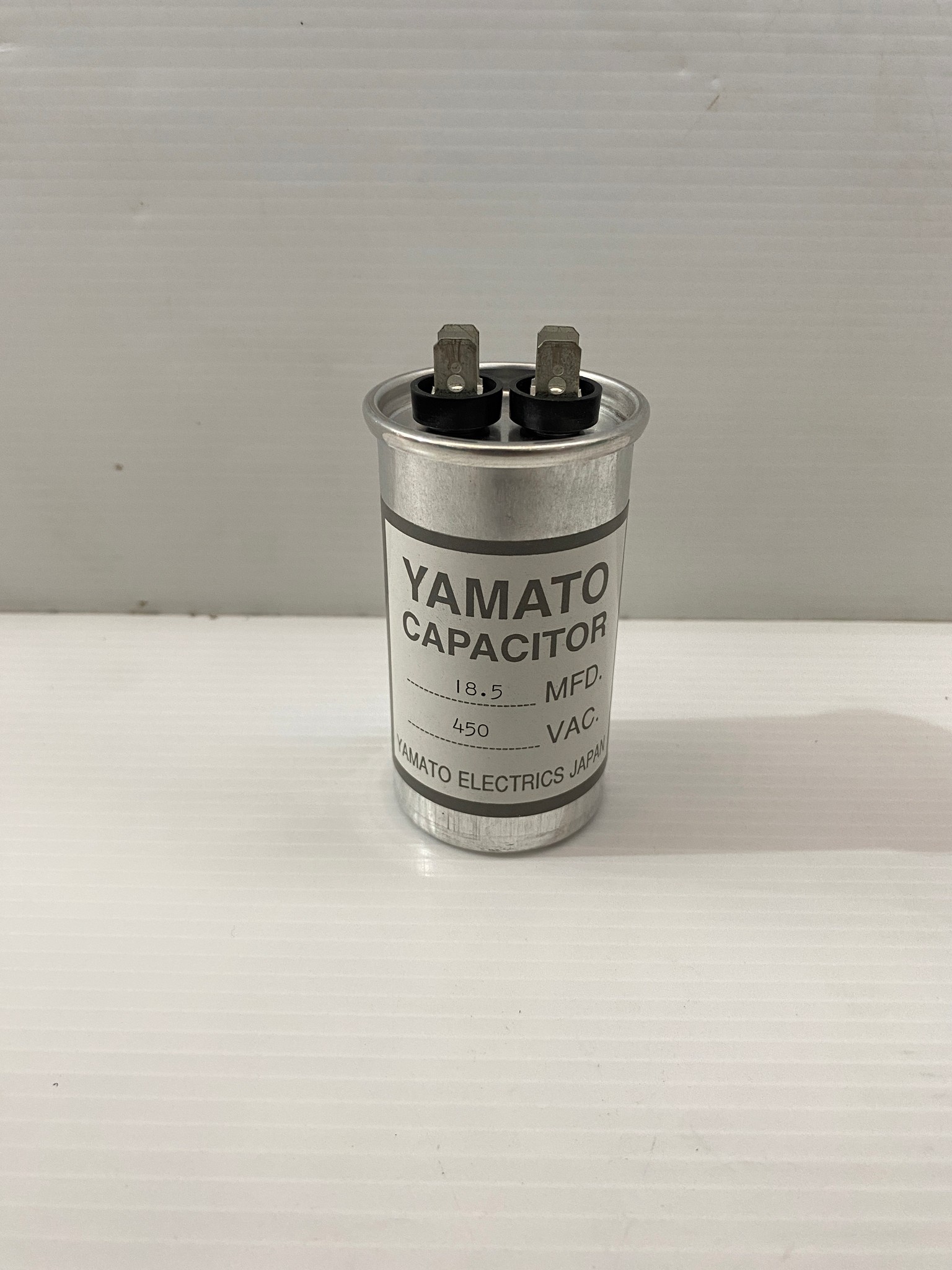 คาปาซิเตอร์ 18.5uF 450v. ปั๊มหอยโข่งมิตซูบิชิ(No.1.5-2HP) คอนเดนเซอร์ #YAMATO อลูมิเนียม