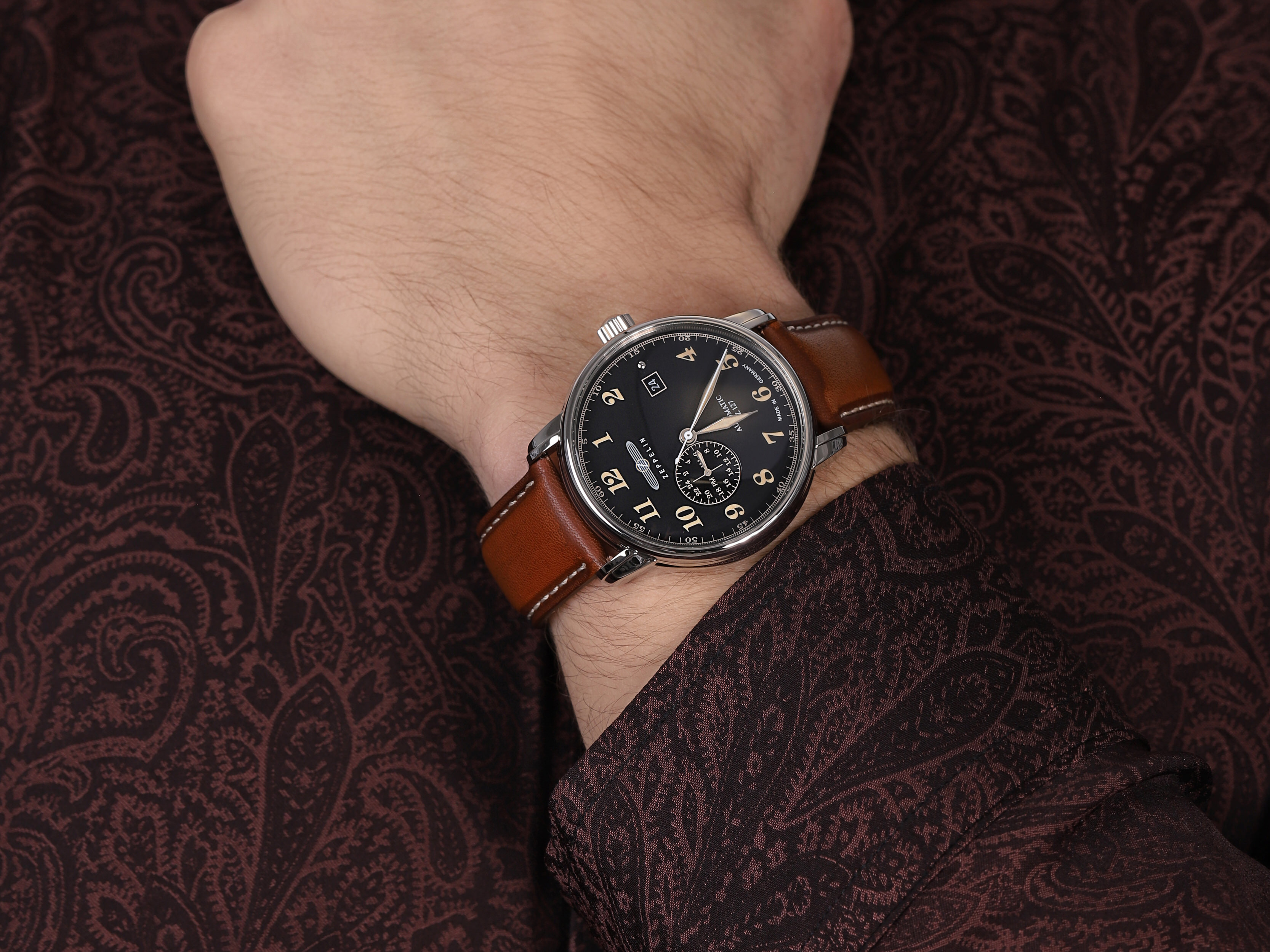 Zeppelin 8668-2 นาฬิกาผู้ชาย Graf Automatic Men's Watch