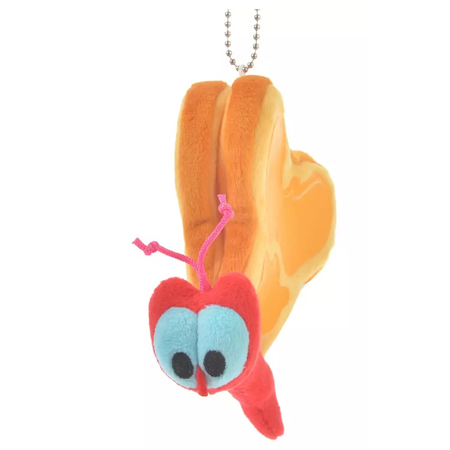[พร้อมส่ง] อลิสในแดนมหัศจรรย์ พวงกุญแจ ผีเสื้อขนมปัง จากญี่ปุ่น - Keychain Bread & Butter 70th Alice in Wonderland Disney Japan パンとバターフライ ぬいぐるみキーホルダー・キーチェー
