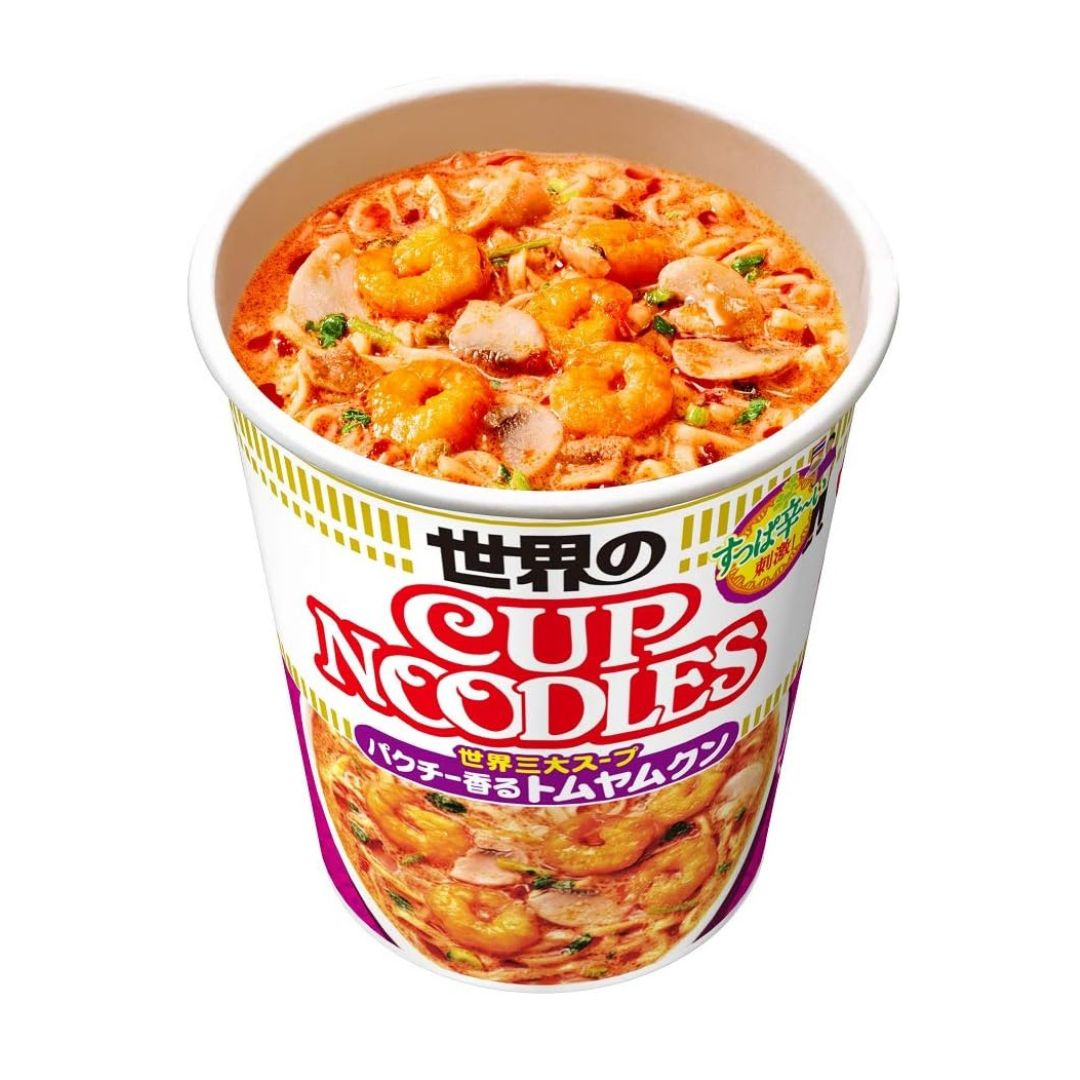 [พร้อมส่ง] นิชชิน คัพ นู้ดเดิ้ล รสต้มยำกุ้ง Nissin Cup Noodle Tom Yam Kung เครื่องแน่น จัดเต็มมาก!! ขนาด 75 g นำเข้าจากญี่ปุ่น หมดอายุ 16 เมษายน 2025