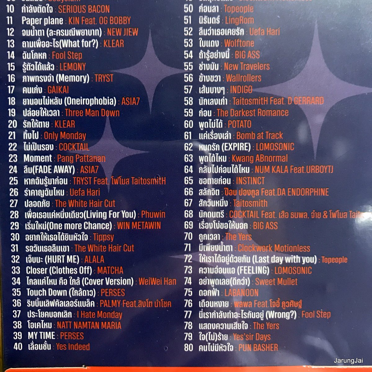 usb thailand s big hits ข่อย โจอี้ ภูวศิษฐ์ r u ok ? tigger ink waruntorn ทรงอย่างแบด bad boy paper planes mp3 usb gmm