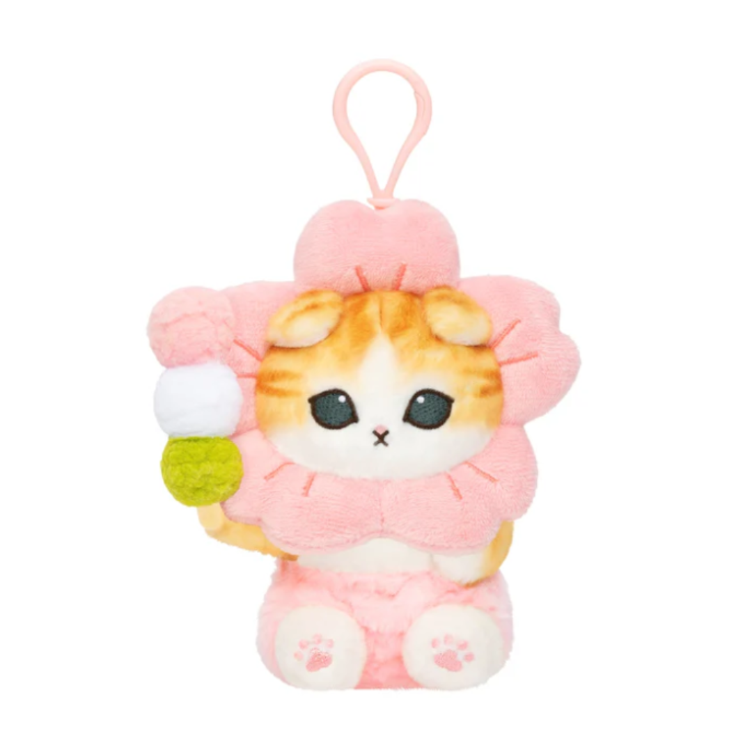 [PRE-ORDER] พวงกุญแจ ตุ๊กตา แมวโมฟุ ถือดังโงะ Mofusand Dango Cat Mascot นำเข้าจากญี่ปุ่น mofusand 花より団子にゃんマスコット