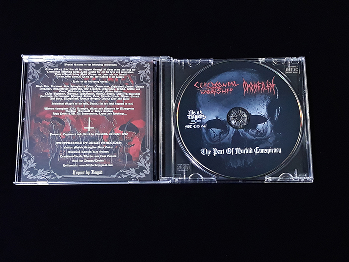 CEREMONIAL WORSHIP / OMENFILTH 'The Pact of Morbid Conspiracy' CD