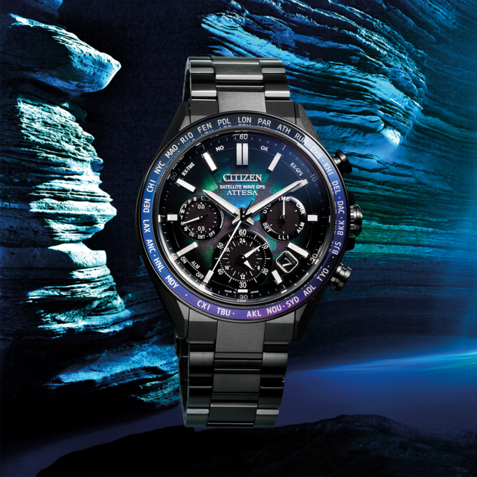 Citizen CC4057-60E นาฬิกาผู้ชาย Attesa Satellite Wave GPS Super Titanium LIMITED EDITION 1900 Men's Watch