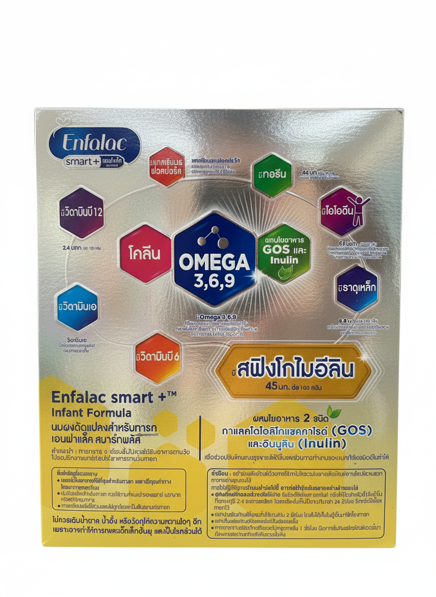 Enfalac 1 smart+ TM เอนฟาแล็ค สมาร์ทพลัส สฟิงโกไมอีลิน สูตร 1