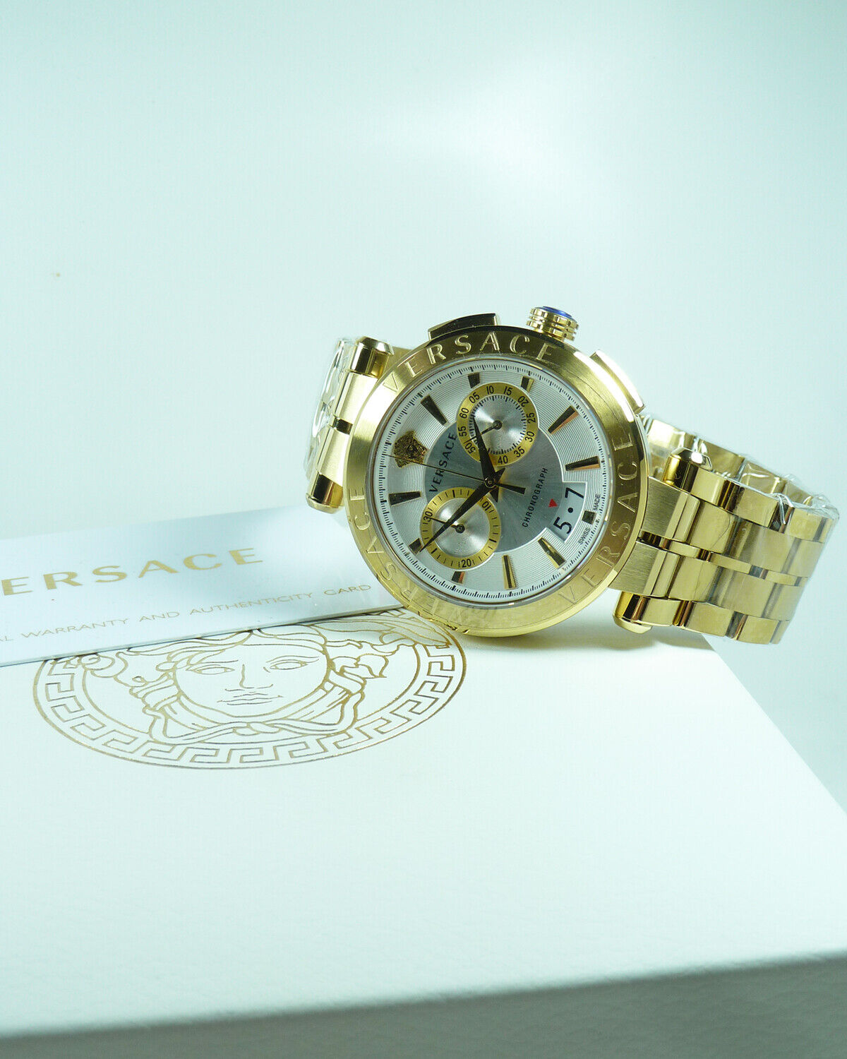 Versace VE1D00419 นาฬิกาผู้ชาย Aion Chronograph Quartz Men's Watch