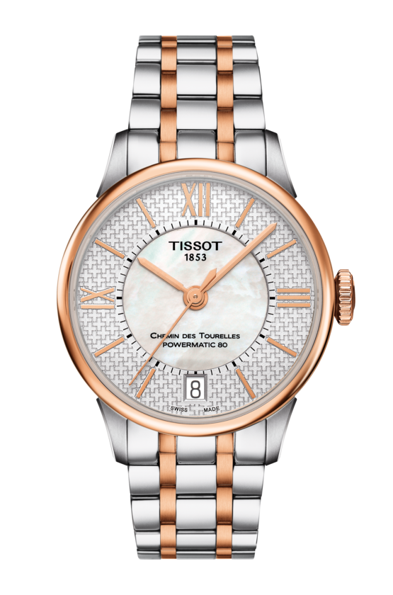 Tissot T099.207.22.118.01 นาฬิกาผู้หญิง Tissot รุ่น T0992072211801, Chemin Des Tourelles Powermatic 80 Helvetic Pride Lady