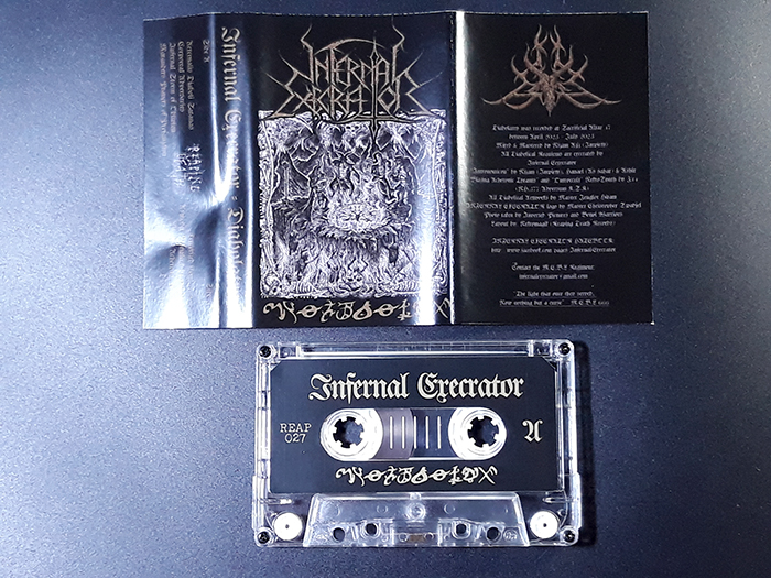 INFERNAL EXECRATOR 'Diabolatry' Tape (Reaping Death record version)