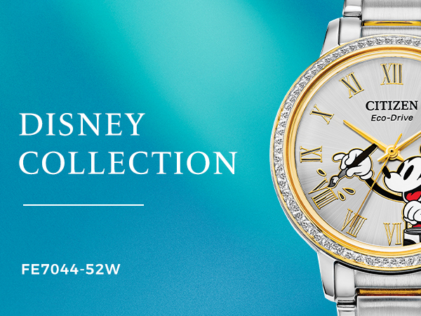 Citizen FE7044-52W นาฬิกาผู้หญิง Eco-Drive Mickey Mouse Women's Watch