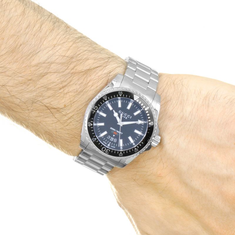 Gucci YA136301 นาฬิกา Dive Quartz 40mm Men's Watch