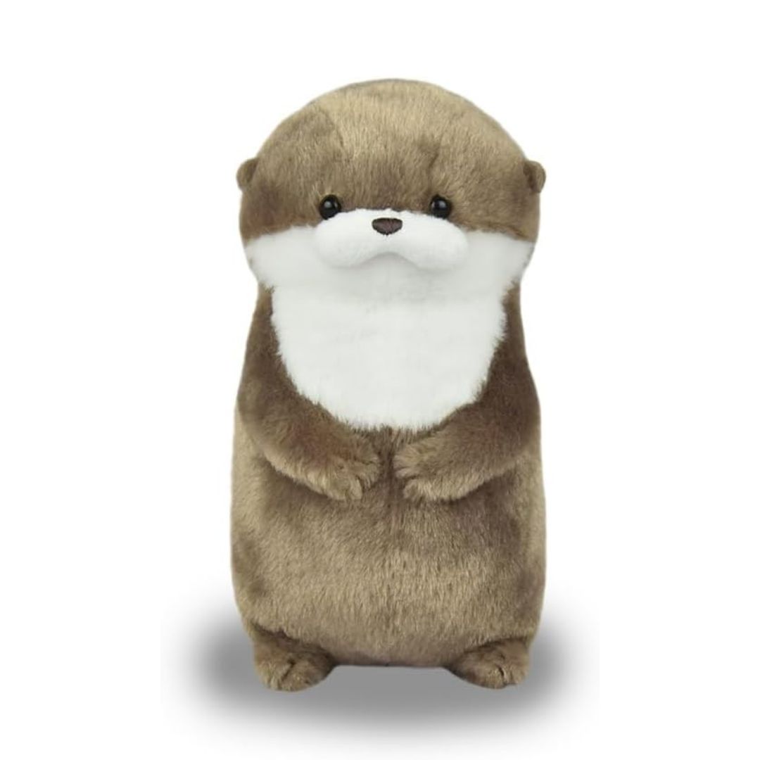 [PRE-ORDER] ตุ๊กตา น้องนาก สีน้ำตาลเข้ม นากทะเล Uso-yan Size 8 x 9 x 16 cm นำเข้าจากญี่ปุ่น カワウソうそやんST うそべえ 703502