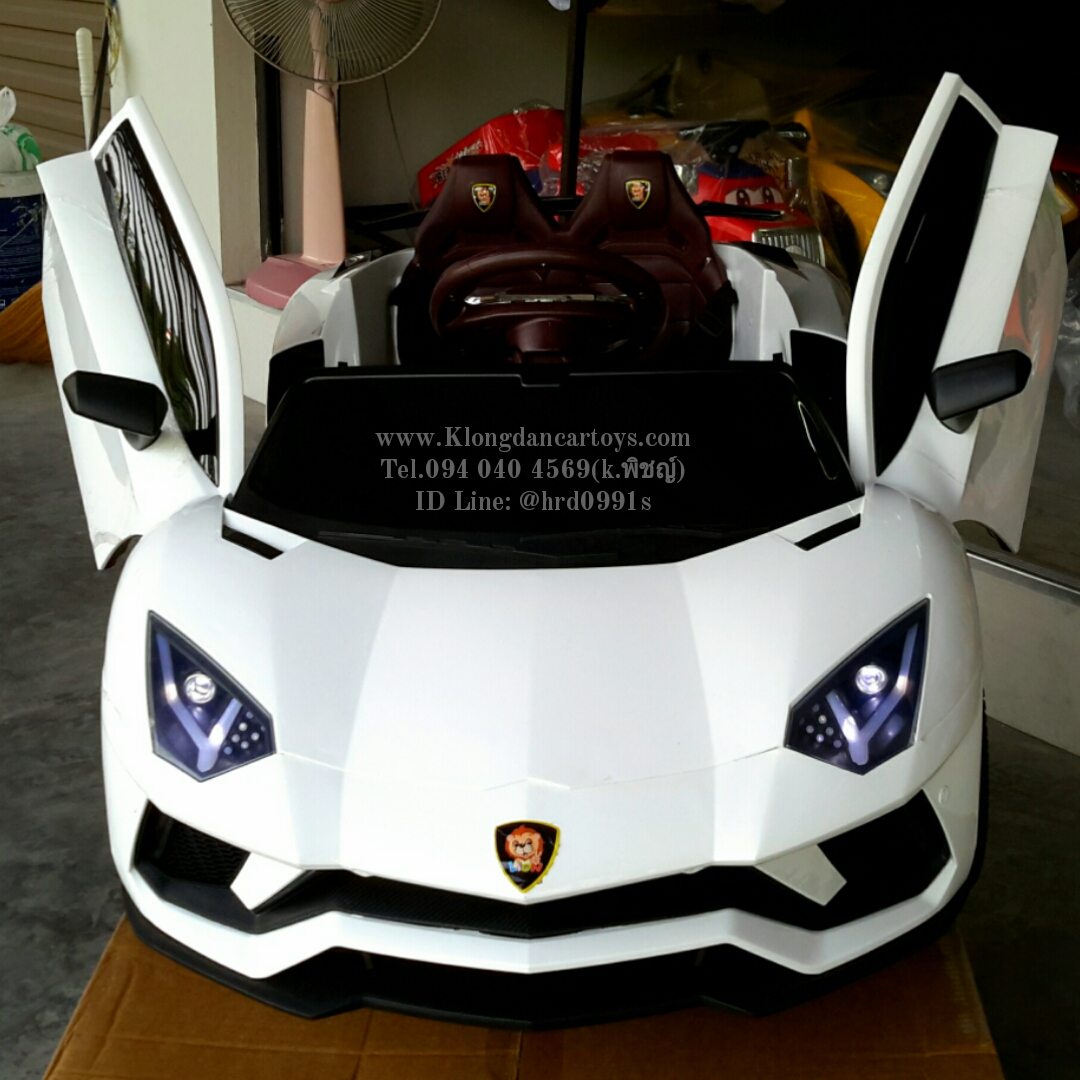 รถแลมโบกินีปีกนก 💥คันใหญ่มาก, ใช้มือถือบังคับได้, ต่อบูลทูธมือถือได้, ล้อหลังโยกได้💥(3มอเตอร์แบต12v7a, เล่นUSB, ออกตัวสมูท, ประตูมีโช้ค, มีที่ลากจูง, มีโช้ค, แถม🎤ไมโครโฟน)