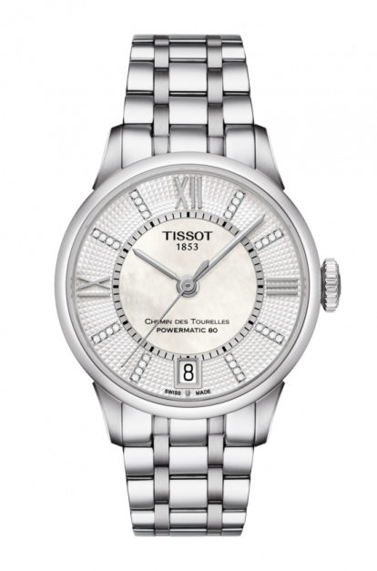 Tissot T099.207.11.116.00 นาฬิกาผู้หญิง T-Classic Chemin Des Tourelles Powermatic 80 Women's Watch