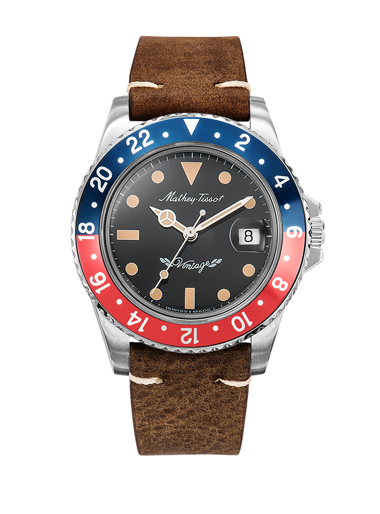 Mathey-Tissot H900ATLR นาฬิกาผู้ชาย Vintage Automatic Men's Watch