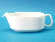 โถใส่น้ำสลัด ,เหยือกใส่น้ำสลัด ,GRAVY BOAT ขนาด 0.48 L.เซรามิคพอร์ซเลน Ceramics Porcelain รุ่น P19128