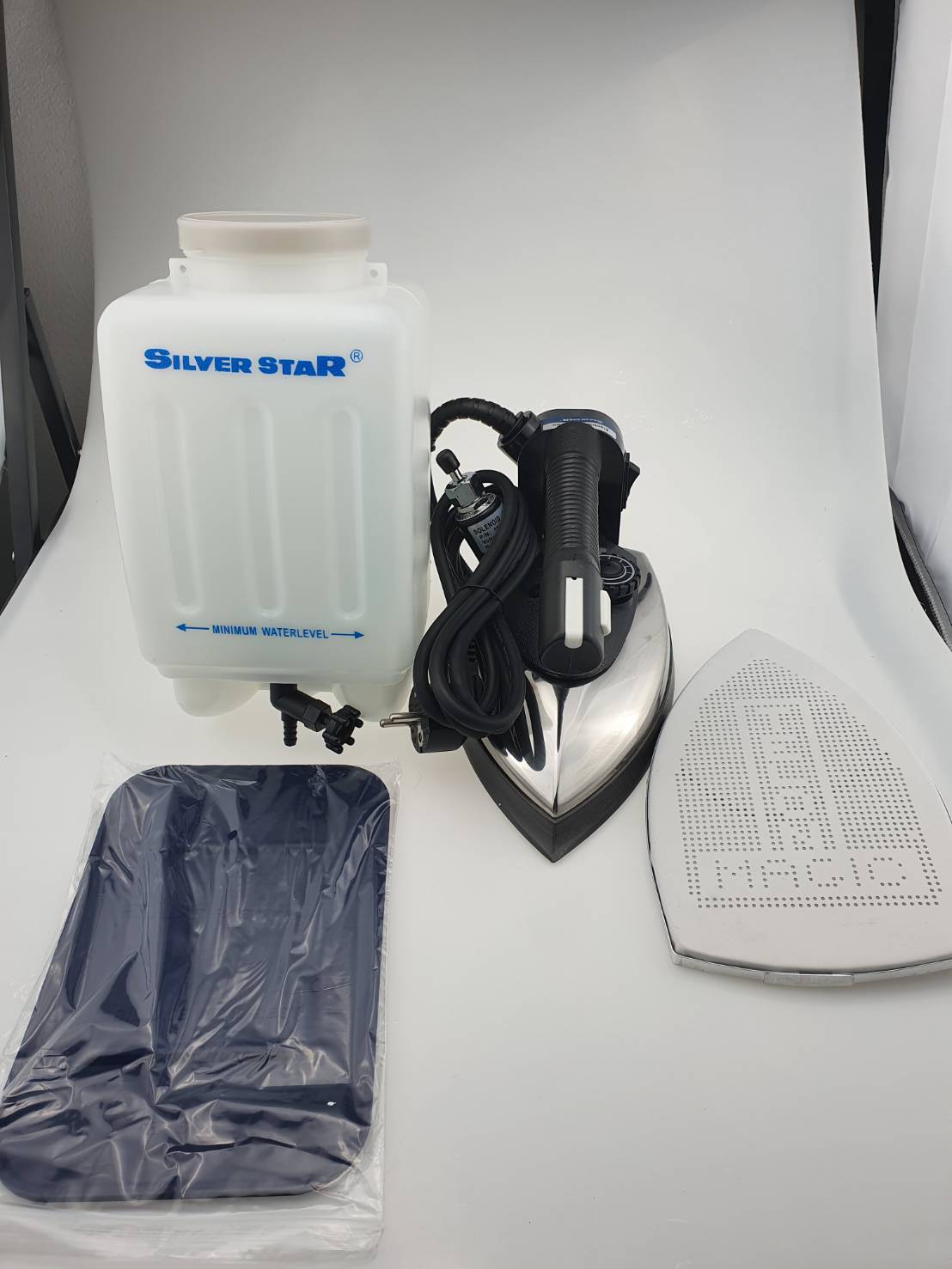 เตารีดไอน้ำSilverStar พร้อม!!หน้ากากเตารีด ES-94AL (หน้าใหญ่)