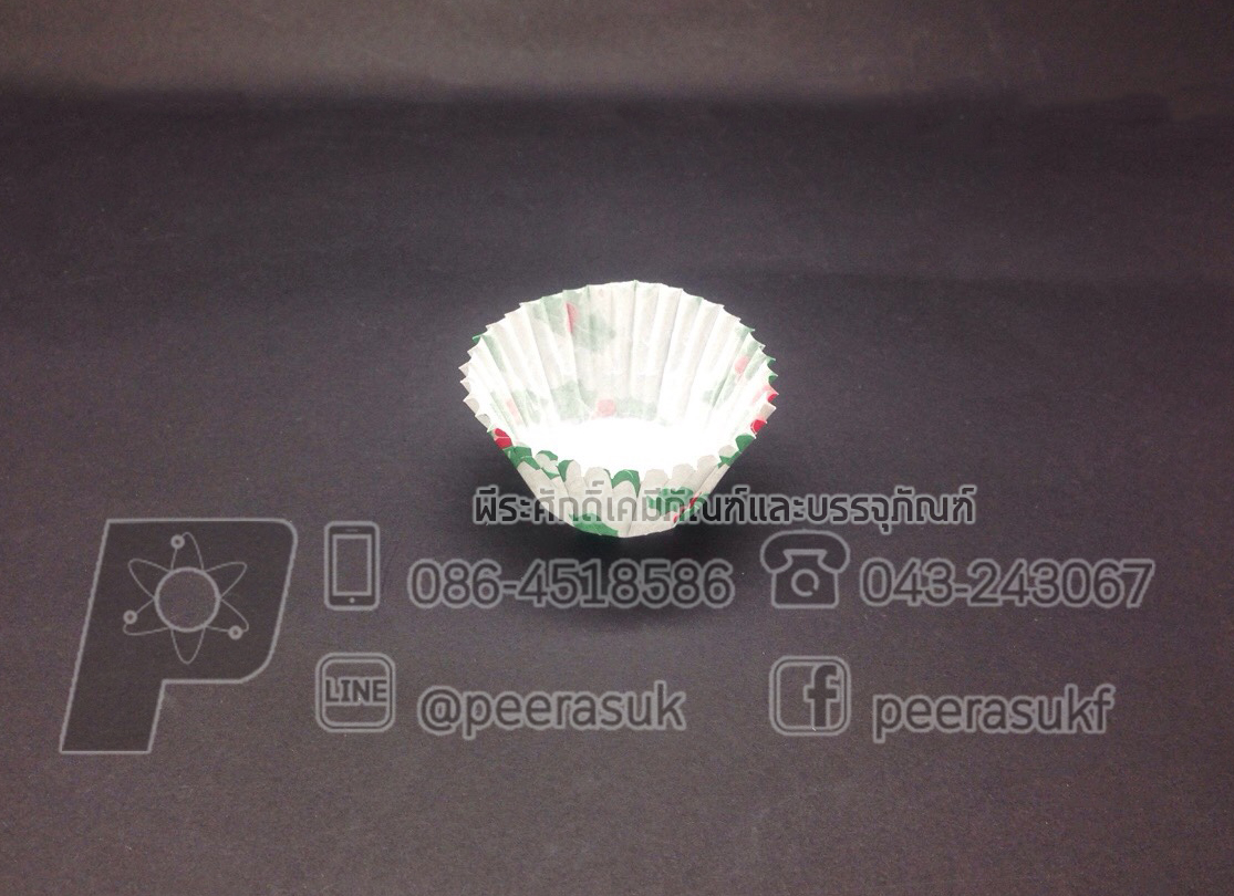 กระทงจีบ 7.5 ซ.ม ลาย แพคละ 100 ใบ