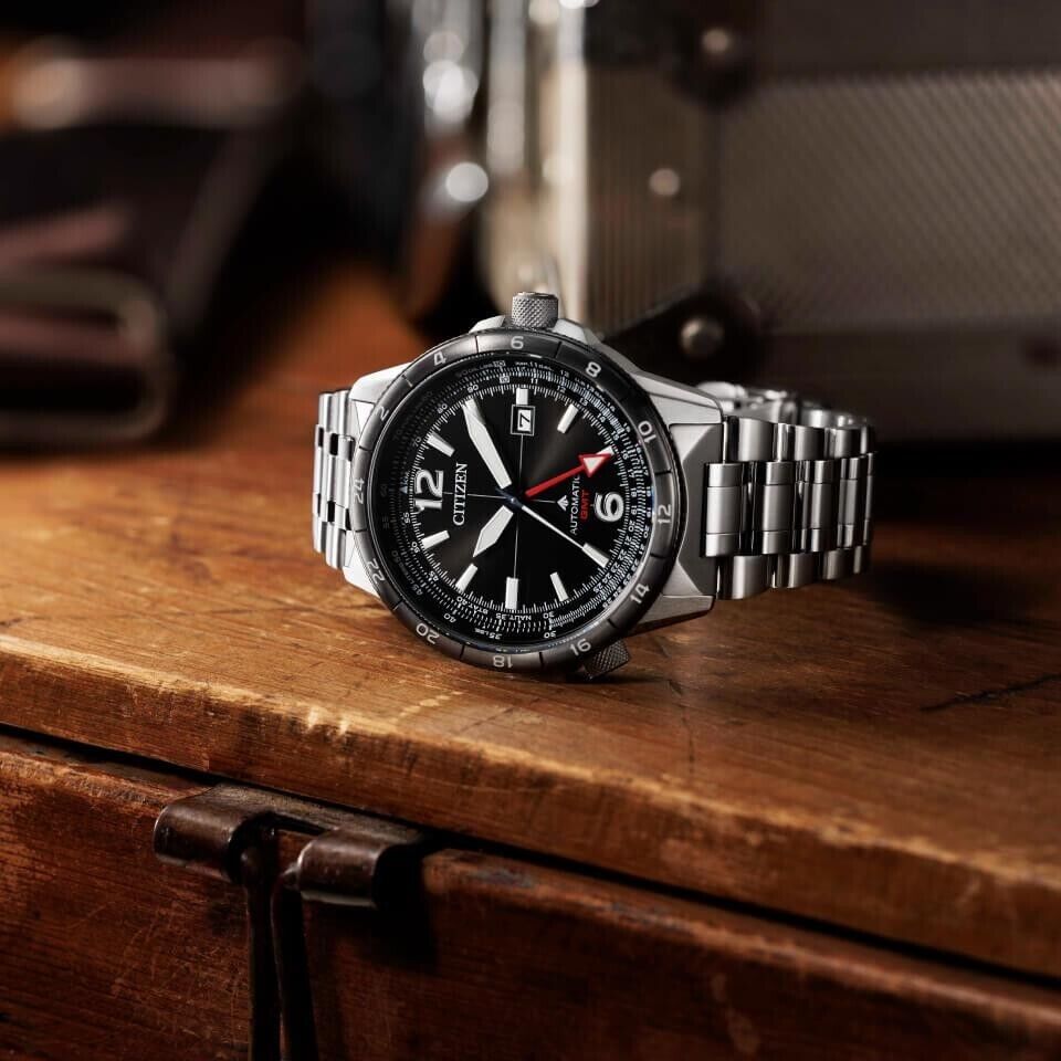 Citizen NB6046-59E นาฬิกาผู้ชาย Automatic Promaster GMT Men's Watch