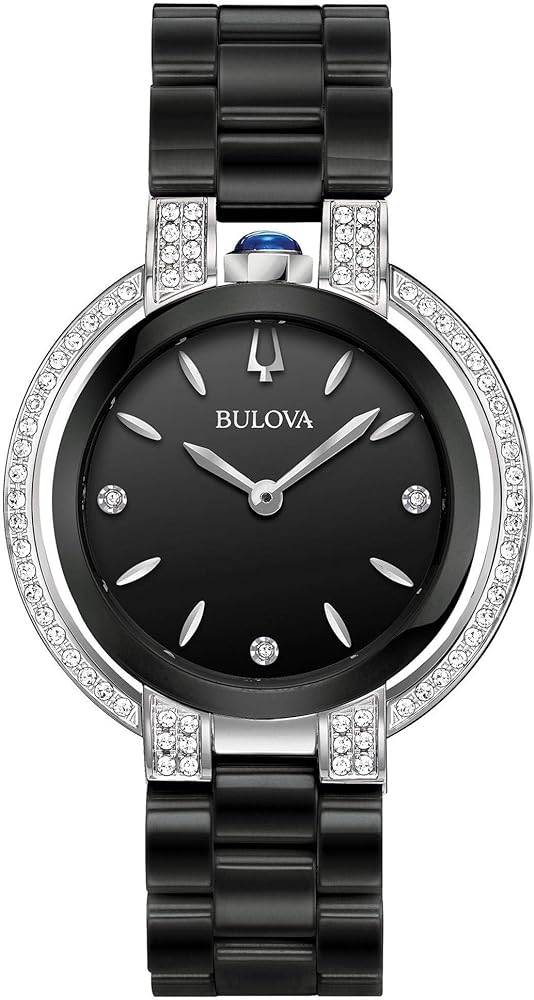 Bulova 98R266 นาฬิกาผู้หญิง Rubaiyat Diamond Quartz Women's Watch