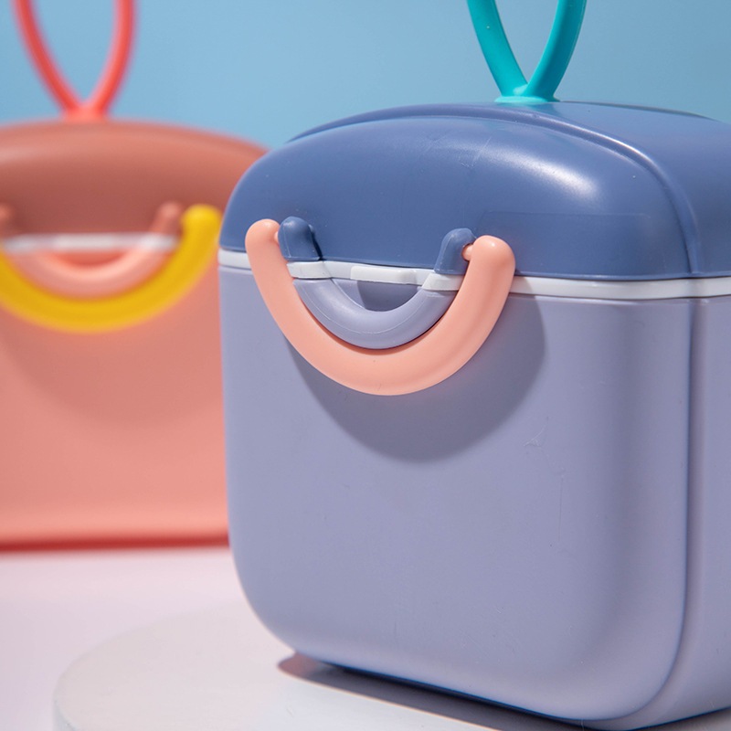 กล่องใส่นมผงแบบพกพา มีหูแขวน