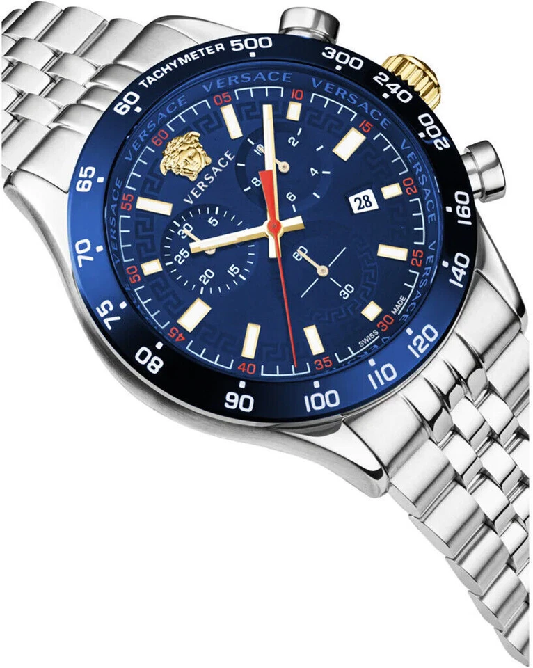 Versace VE2U01024 นาฬิกาผู้ชาย Quartz Chronograph Men's Watch