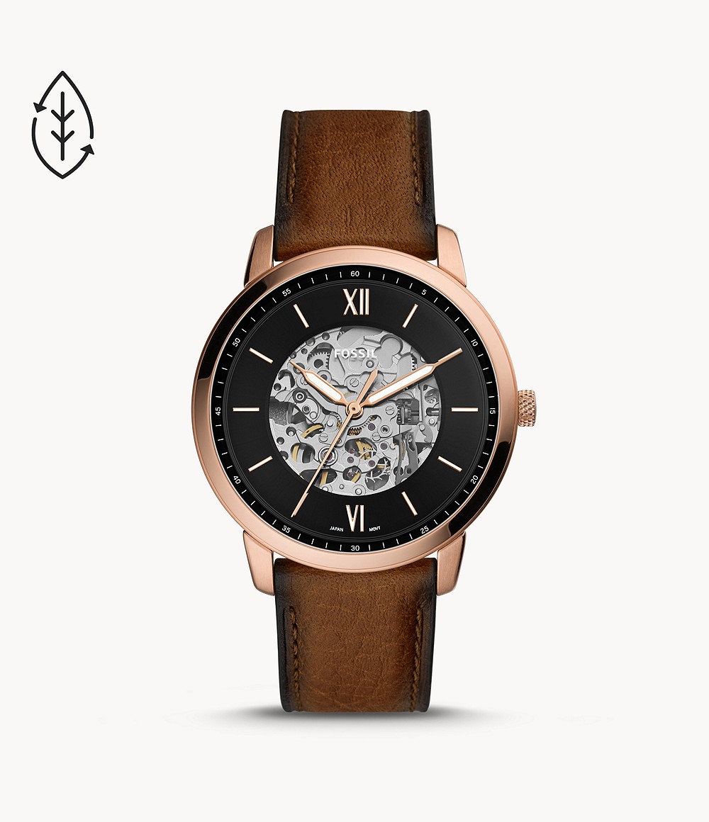 Fossil ME3195 นาฬิกาผู้ชาย Neutra Skeleton Automatic Men's Watch