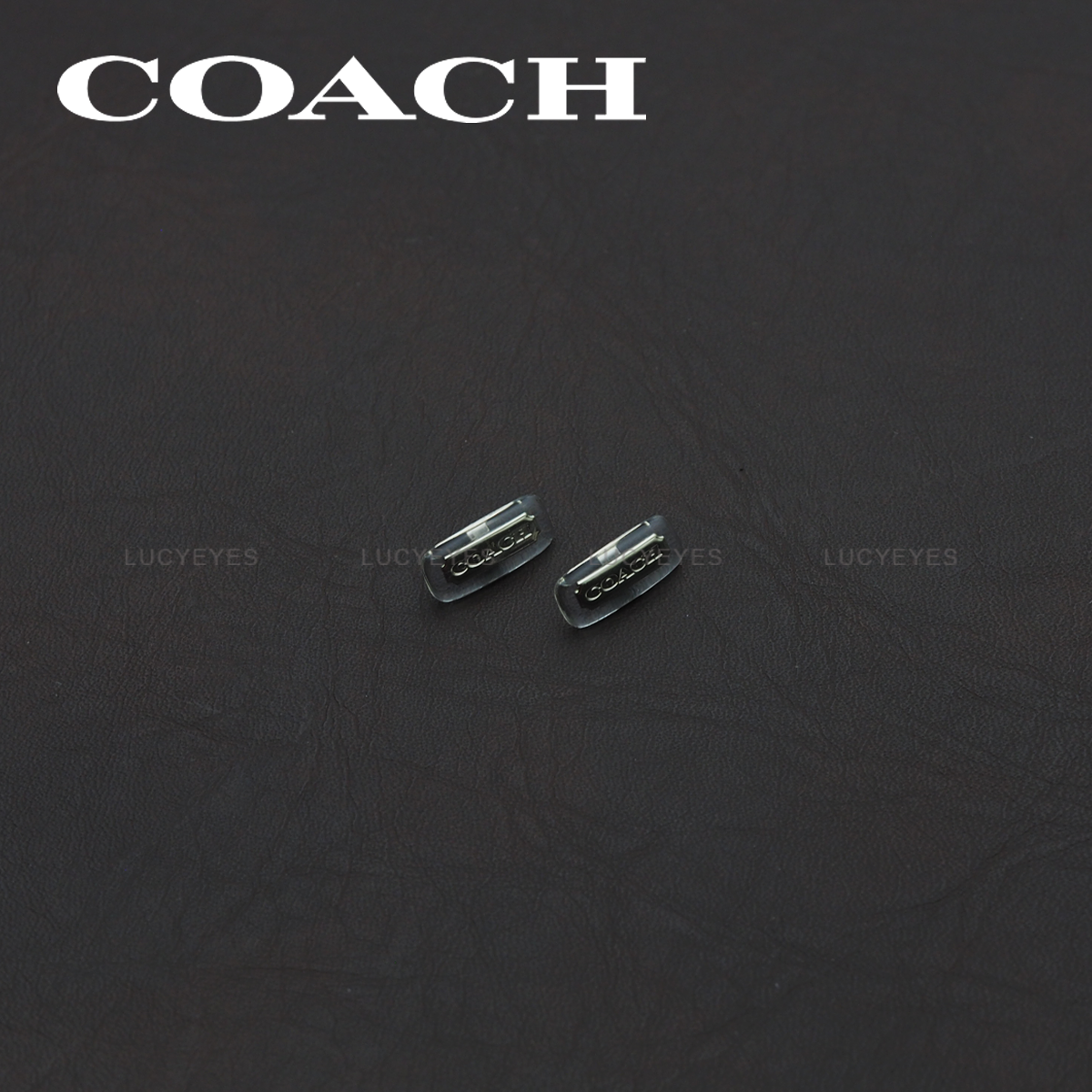 แป้นจมูก COACH แท้ 100% แบบใส่น๊อต (สีใส อะไหล่เงิน)