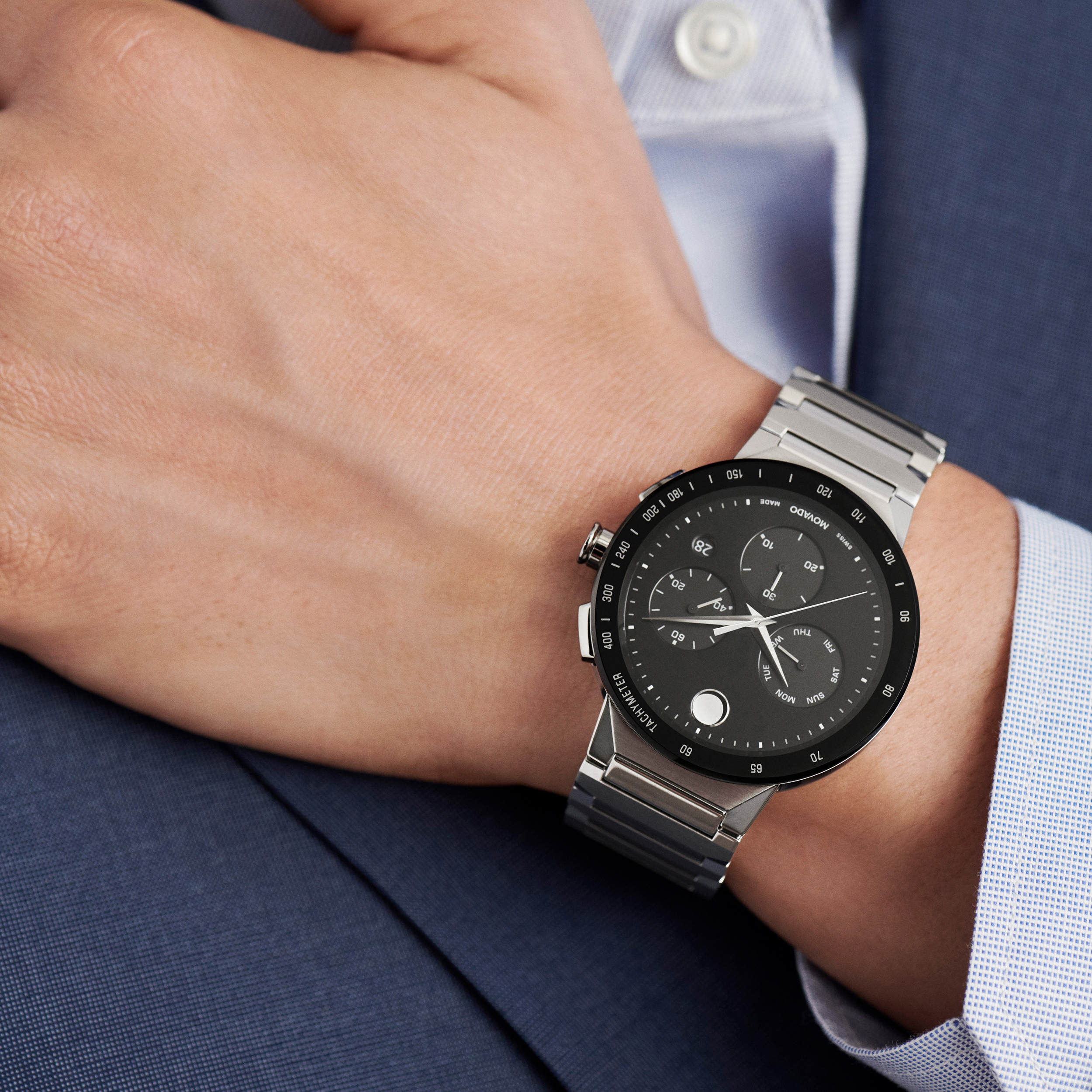 Movado 0607239 นาฬิกาผู้ชาย Sapphire Quartz Men's Watch