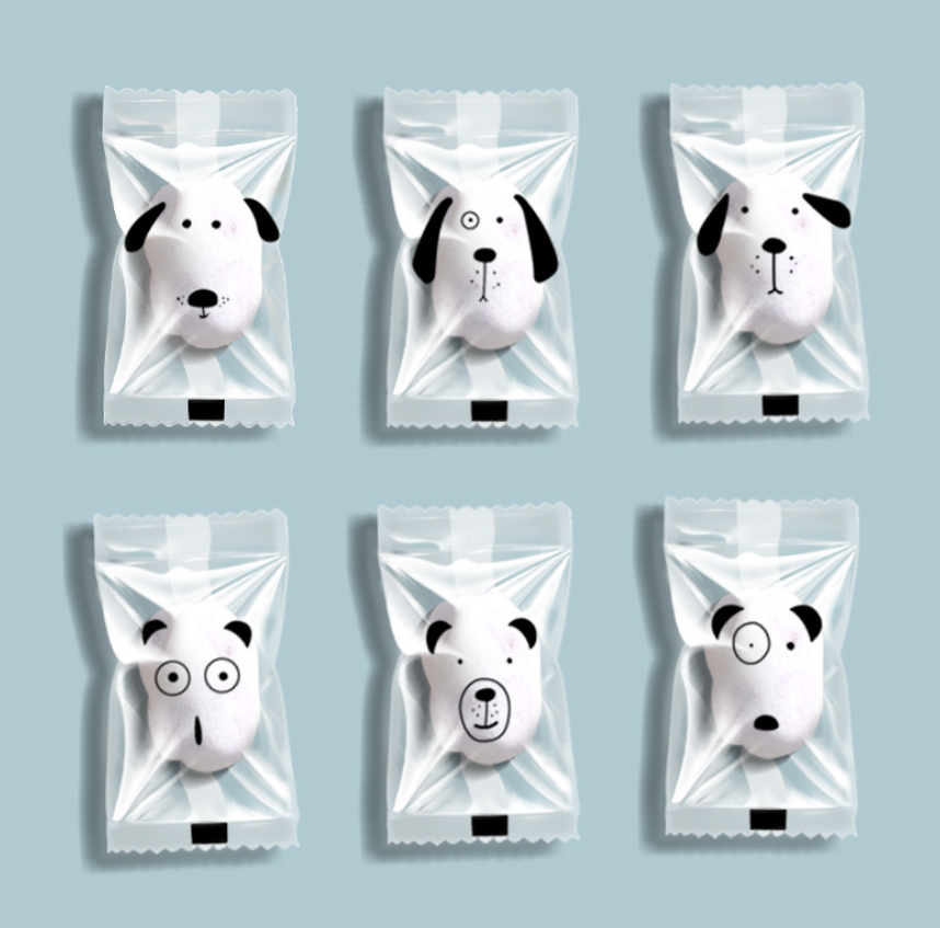 ถุงซีล ใส่ขนม คุกกี้ ลูกอม ขนาด 4.5x7.5 ซม.จำนวน 97-100 ใบ/แพ็ค