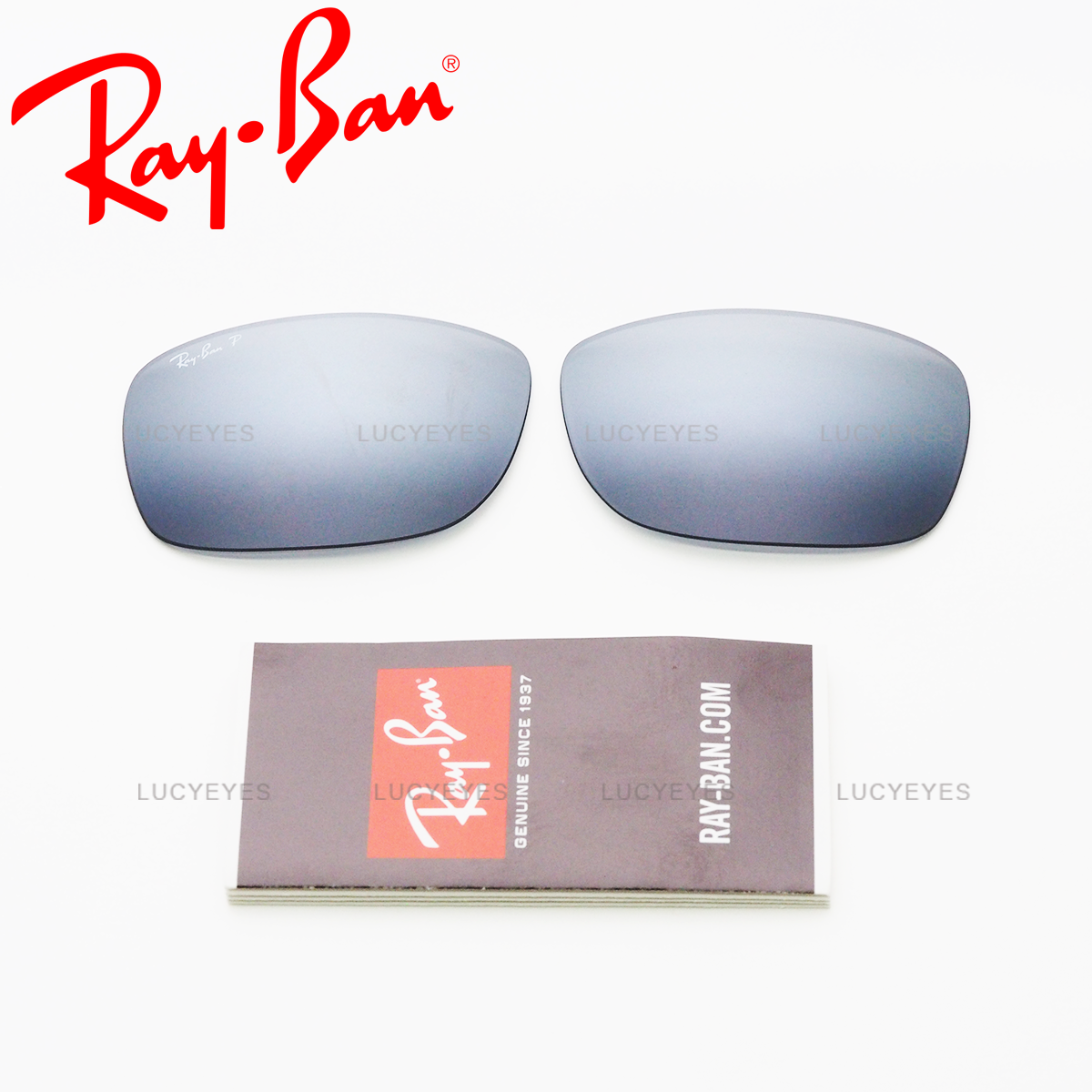 เลนส์ RAYBAN แท้ 100% RB3529 006/82 เลนส์สีปรอทเงิน Polarized